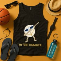 My First Communion Dabbing Wafer 1st Communion Tank Top