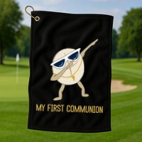 My First Communion Dabbing Wafer 1st Communion Golf Towel