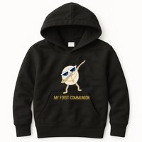 My First Communion Dabbing Wafer 1st Communion Kids Hoodie