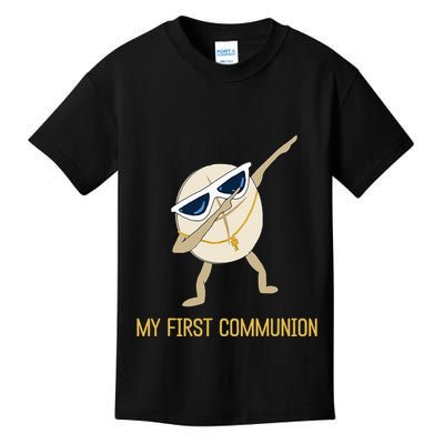 My First Communion Dabbing Wafer 1st Communion Kids T-Shirt