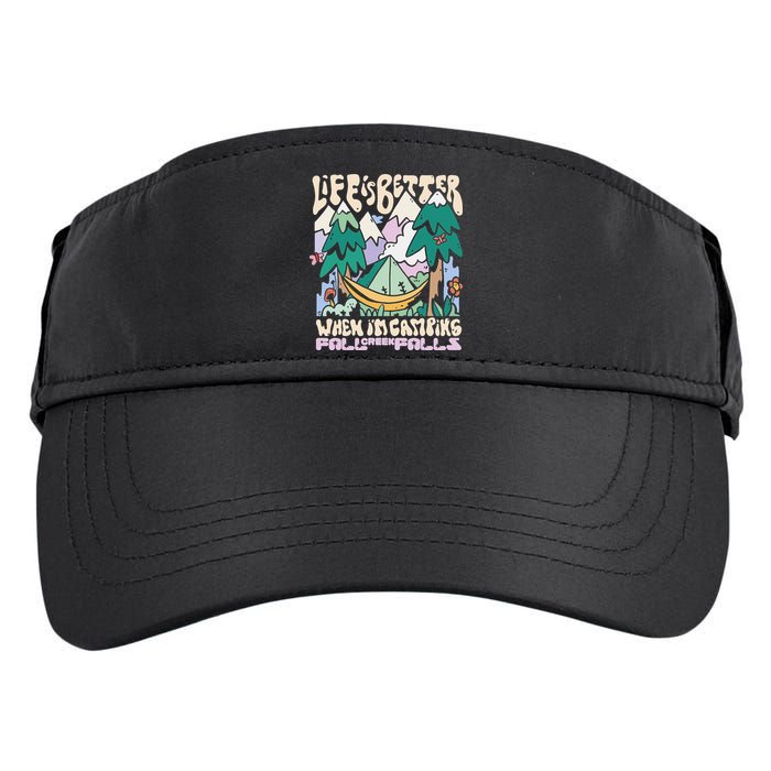 Mountains Fall Creek Falls Tennessee Camping Adult Drive Performance Visor