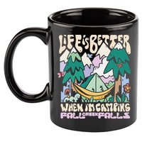Mountains Fall Creek Falls Tennessee Camping 11oz C Handle Ceramic Mug