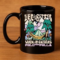 Mountains Fall Creek Falls Tennessee Camping 11oz C Handle Ceramic Mug
