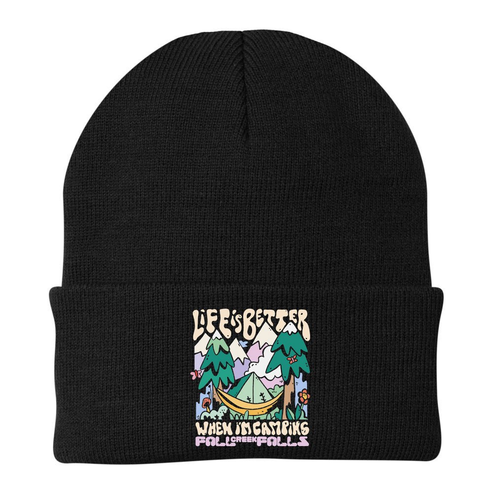 Mountains Fall Creek Falls Tennessee Camping Beanie