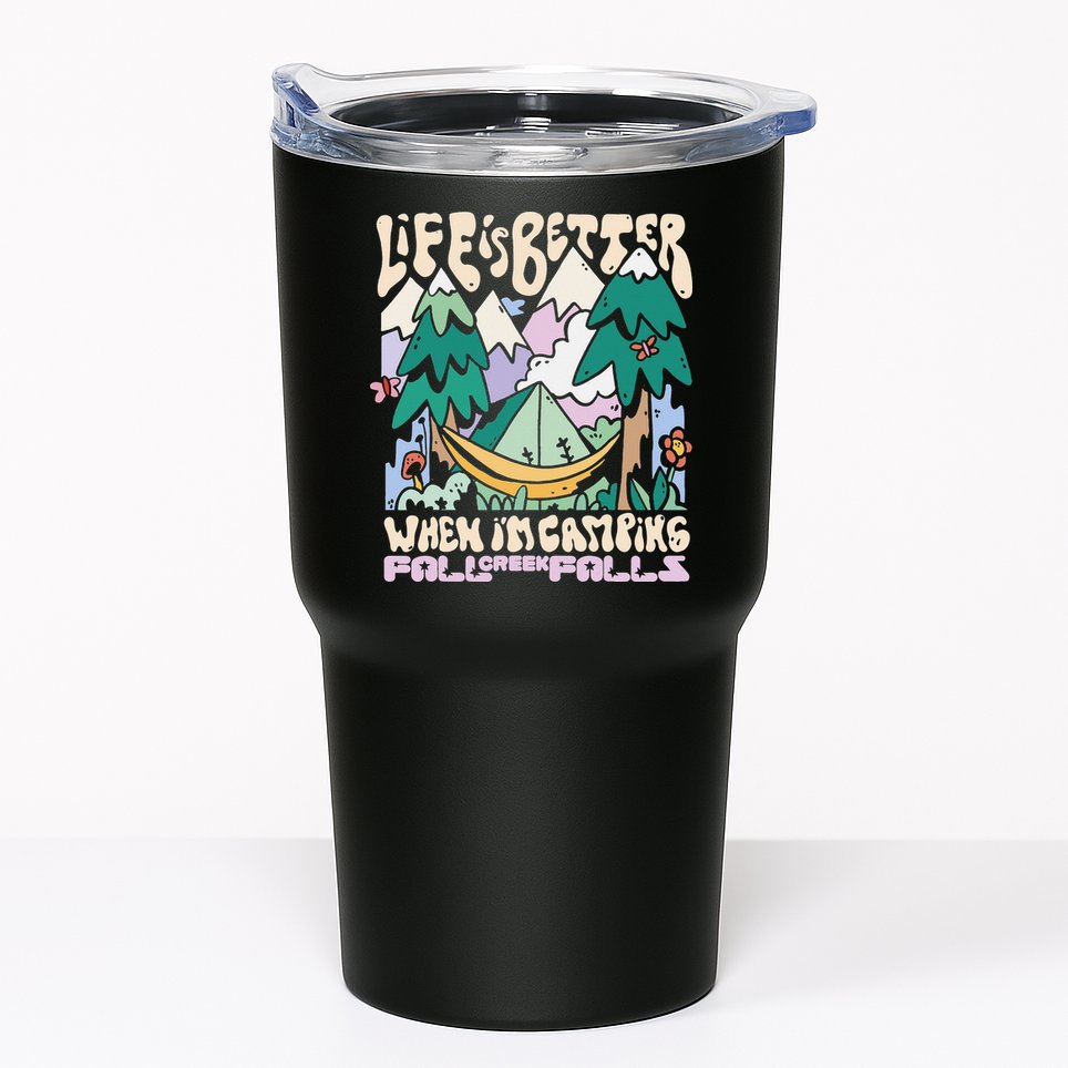 Mountains Fall Creek Falls Tennessee Camping Tumbler