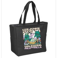 Mountains Fall Creek Falls Tennessee Camping Zip Tote Bag