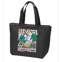 Mountains Fall Creek Falls Tennessee Camping Zip Tote Bag