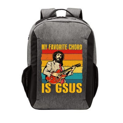 My Favorite Chord Is Gsus Jesus Playing Guitar Vintage Vector Backpack