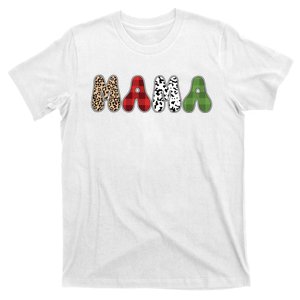 Mama Funny Christmas Holiday Family Matching T-Shirt