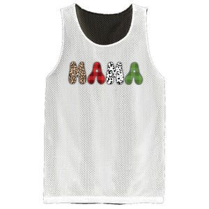 Mama Funny Christmas Holiday Family Matching Mesh Reversible Basketball Jersey Tank