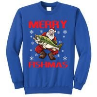 Merry Fishmas Christmas Fishing Fish Gift Sweatshirt