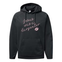 Music Festival Clothing Women Jesus Was A Carpenter Performance Fleece Hoodie