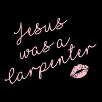 Music Festival Clothing Women Jesus Was A Carpenter Button