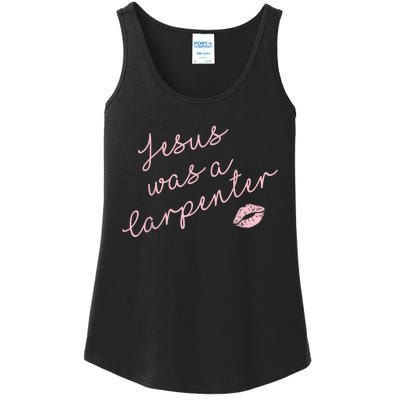 Music Festival Clothing Women Jesus Was A Carpenter Ladies Essential Tank