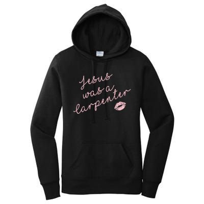 Music Festival Clothing Women Jesus Was A Carpenter Women's Pullover Hoodie