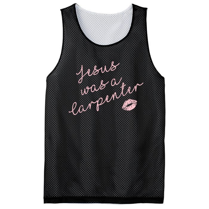 Music Festival Clothing Women Jesus Was A Carpenter Mesh Reversible Basketball Jersey Tank