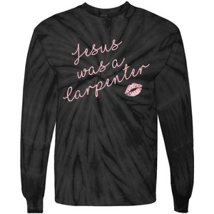 Music Festival Clothing Women Jesus Was A Carpenter Tie-Dye Long Sleeve Shirt