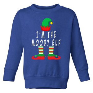 Matching Family Christmas IM The Moody Elf SantaS Helpers Cute Gift Toddler Sweatshirt