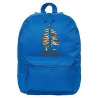Merry Fishmas Christmas Fish Tree Meaningful Gift 16 in Basic Backpack