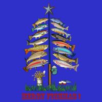 Merry Fishmas Christmas Fish Tree Meaningful Gift 16 in Basic Backpack