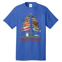 Merry Fishmas Christmas Fish Tree Gift Tall T-Shirt