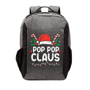 Matching Family Christmas Pajama Xmas Lights Pop Pop Claus Gift Vector Backpack