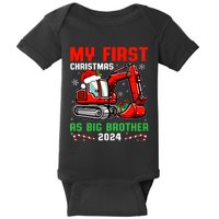 My First Christmas As Big Brother 2024 Promoted To Big Bro Baby Bodysuit