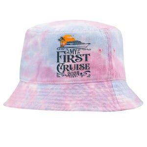 My First Cruise 2024 Family Vacation Cruise Ship Travel Tie-Dyed Bucket Hat