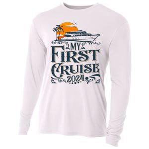 My First Cruise 2024 Family Vacation Cruise Ship Travel Cooling Performance Long Sleeve Crew