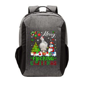 Merry Flocking Christmas Santa Pigeon Xmas Symbols Snow Cute Gift Vector Backpack