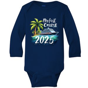 My First Cruise 2025 Baby Long Sleeve Bodysuit