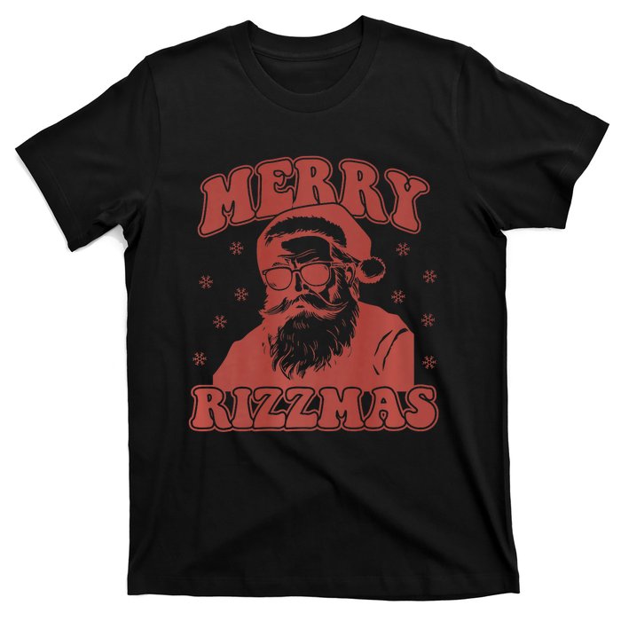 Merry Funny Christmas Rizz Santa Claus Rizzler Premium T-Shirt