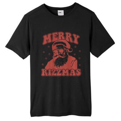 Merry Funny Christmas Rizz Santa Claus Rizzler Premium Tall Fusion ChromaSoft Performance T-Shirt