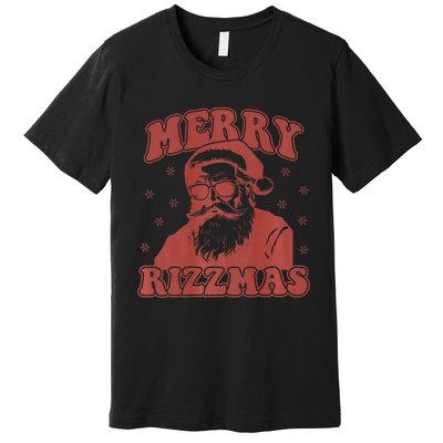 Merry Funny Christmas Rizz Santa Claus Rizzler Premium Premium T-Shirt