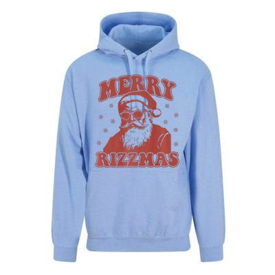 Merry Funny Christmas Rizz Santa Claus Rizzler Premium Unisex Surf Hoodie