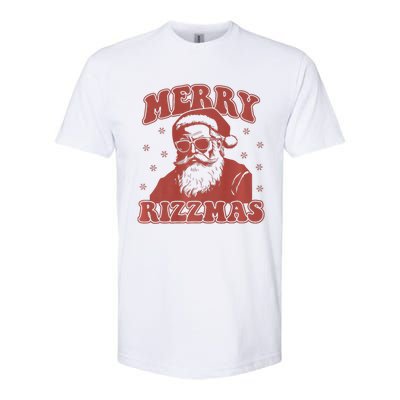 Merry Funny Christmas Rizz Santa Claus Rizzler Premium Softstyle CVC T-Shirt