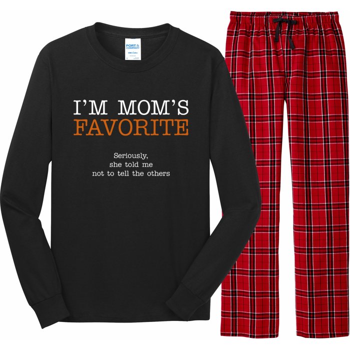 MomS Favorite Child Family Reunion MotherS Day Long Sleeve Pajama Set