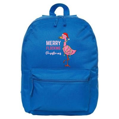 Merry Flocking Christmas Meaningful Gift 16 in Basic Backpack