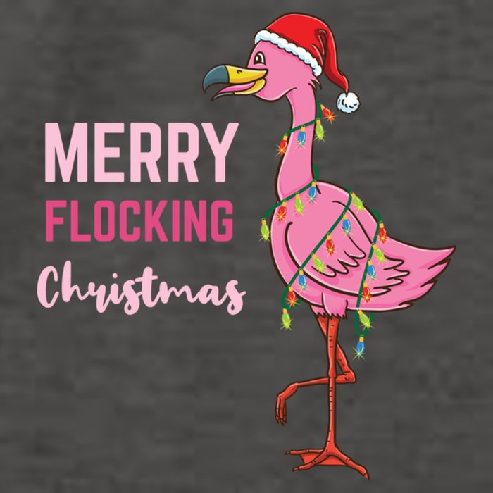 Merry Flocking Christmas Meaningful Gift Vector Backpack
