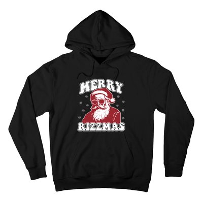 Merry Funny Christmas Rizz Santa Claus Rizzler Hoodie