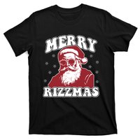 Merry Funny Christmas Rizz Santa Claus Rizzler T-Shirt