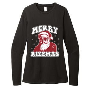 Merry Funny Christmas Rizz Santa Claus Rizzler Womens CVC Long Sleeve Shirt