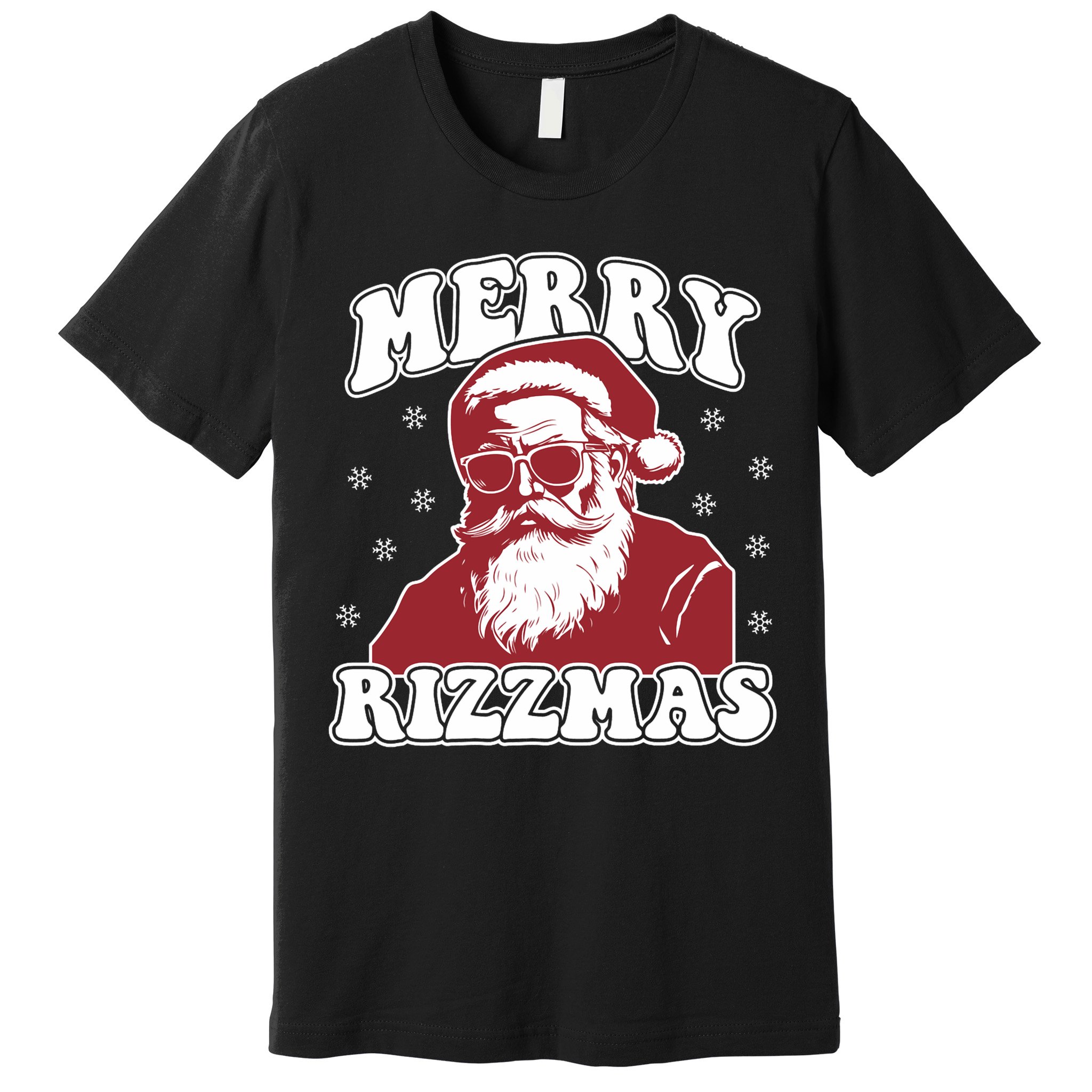 Merry Funny Christmas Rizz Santa Claus Rizzler Premium T-Shirt