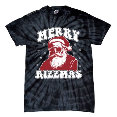 Merry Funny Christmas Rizz Santa Claus Rizzler Tie-Dye T-Shirt