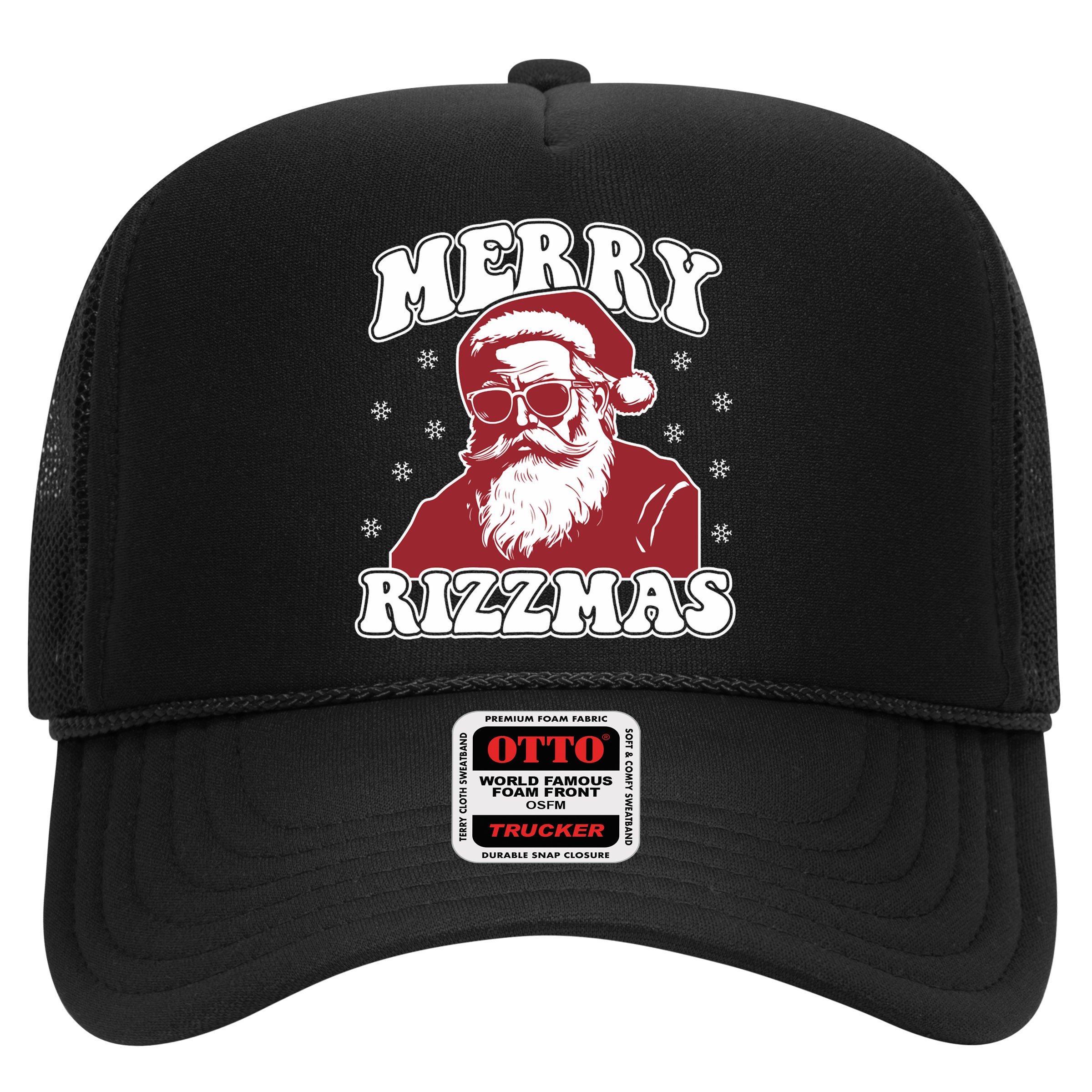 Merry Funny Christmas Rizz Santa Claus Rizzler Hat