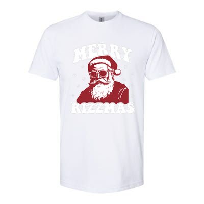 Merry Funny Christmas Rizz Santa Claus Rizzler Softstyle CVC T-Shirt