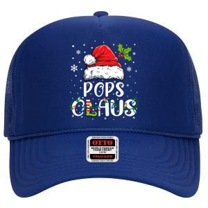 Matching Family Christmas Santa Pops Claus Xmas Pajamas Gift High Crown Mesh Back Trucker Hat