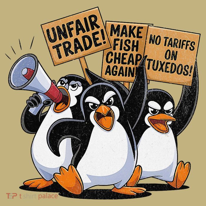 Make Fish Cheap Again Resist Penguin Button