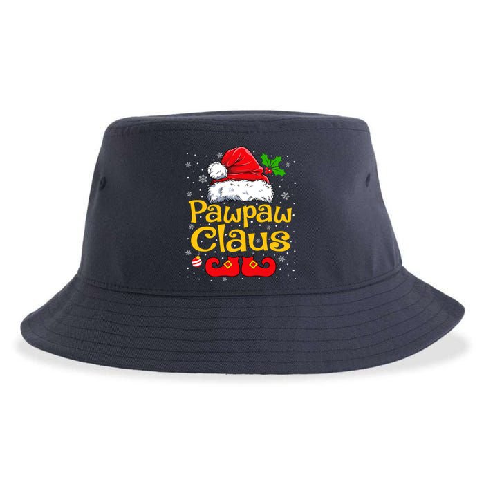 Matching Family Christmas Santa Hat Xmas Funny Pawpaw Claus Sustainable Bucket Hat