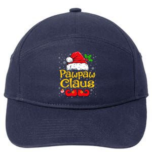 Matching Family Christmas Santa Hat Xmas Funny Pawpaw Claus 7-Panel Snapback Hat